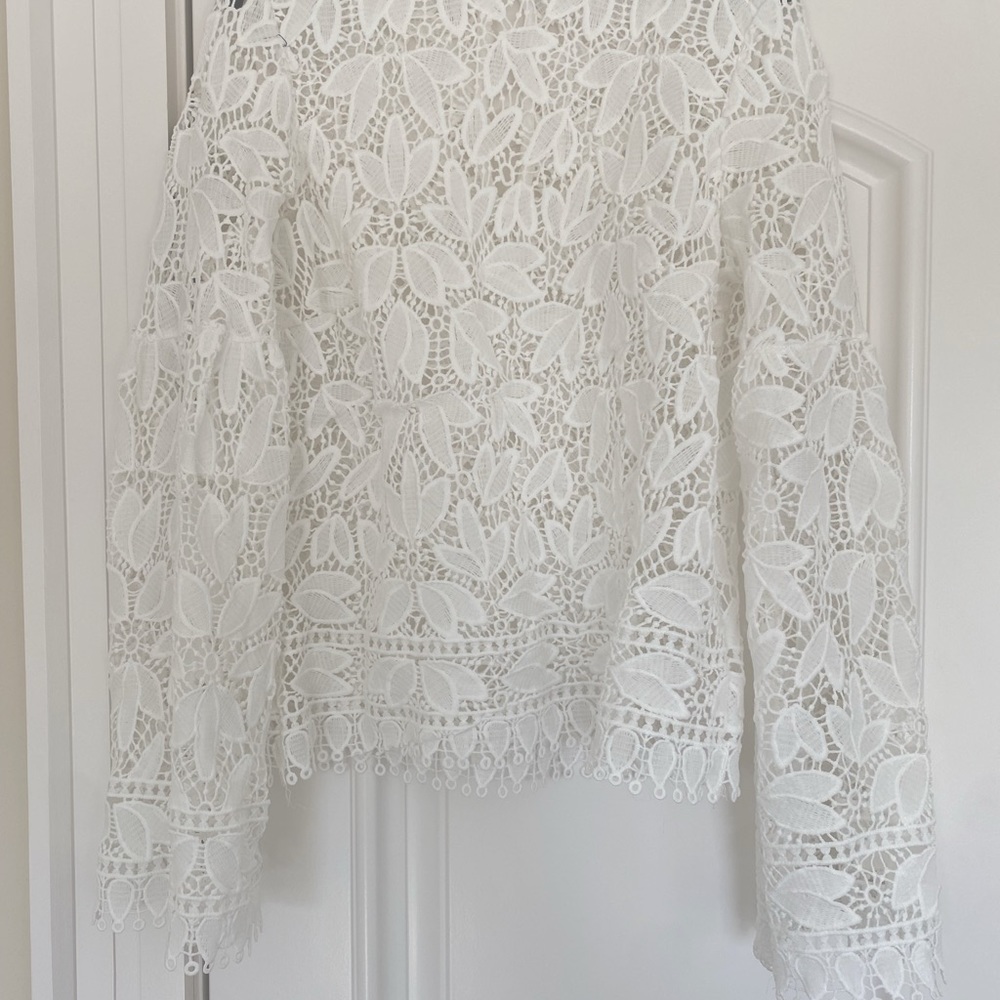 White top from lord and taylor. Really lovely and delicate.